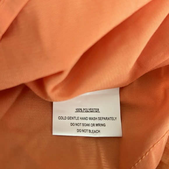 NEW with tags Saints + Secrets peach summer dress - Picture 8 of 9